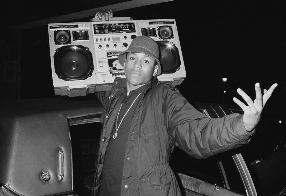 LL Cool J holding a boombox