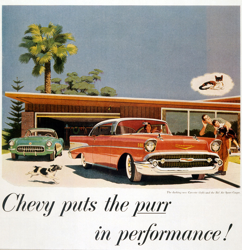 50s car ad