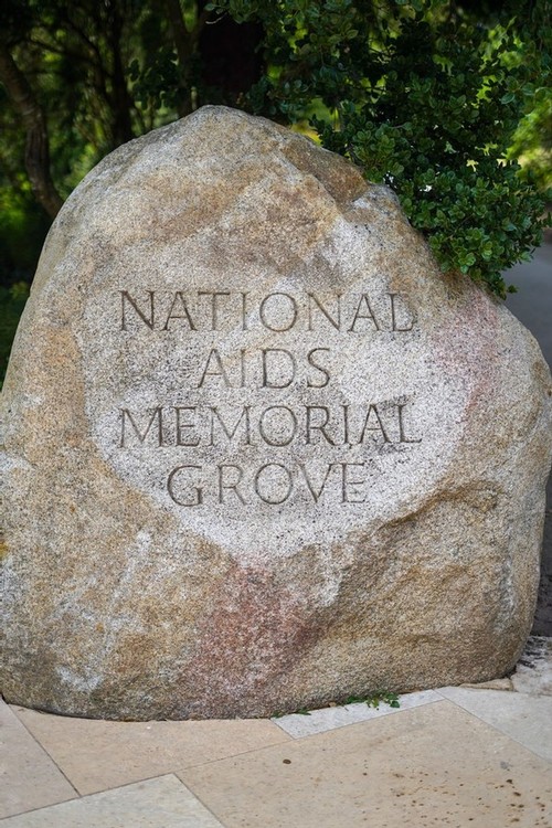 National AIDS Memorial rock