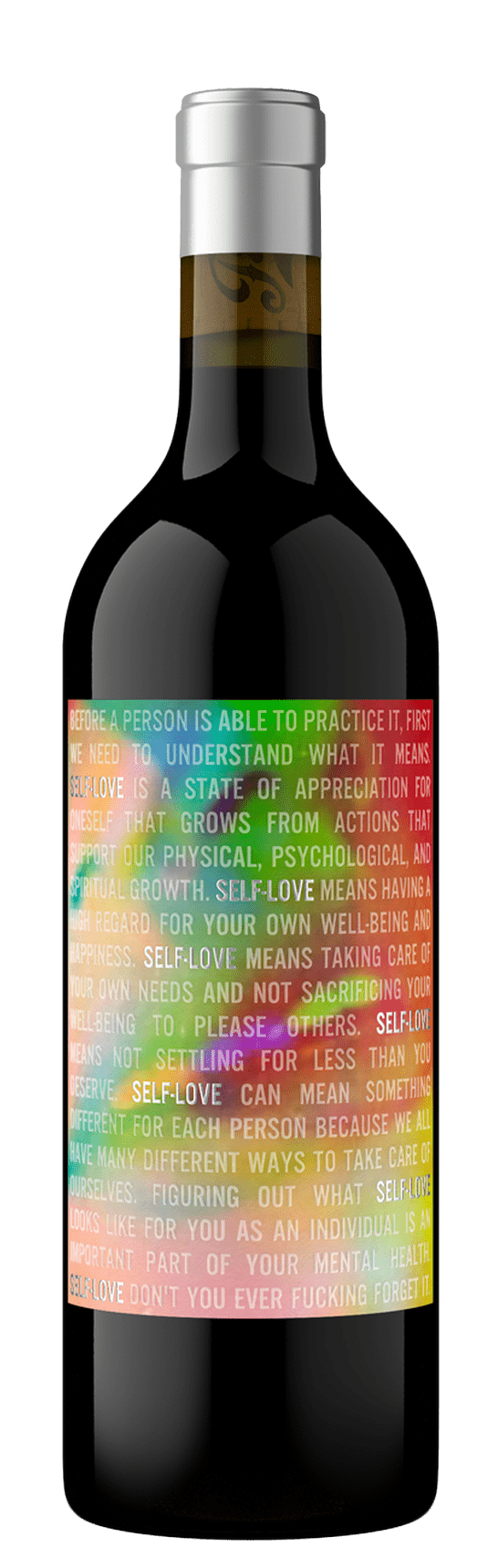 Self-Love Wine Bottle