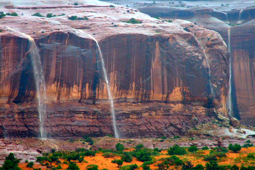 Waterfalls at Canyonlands National Park.